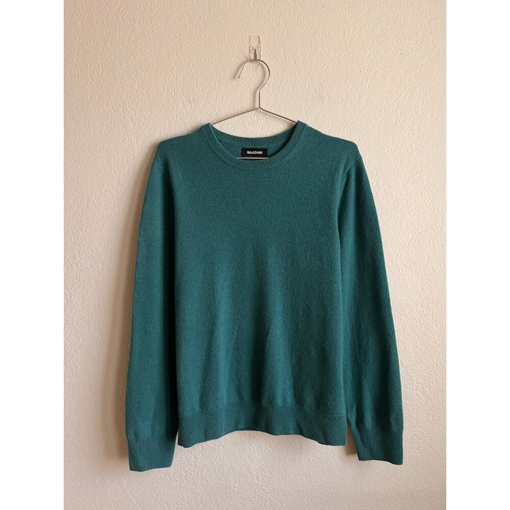 NAADAM Men's The Original Cashmere Sweater in Green Size MEDIUM